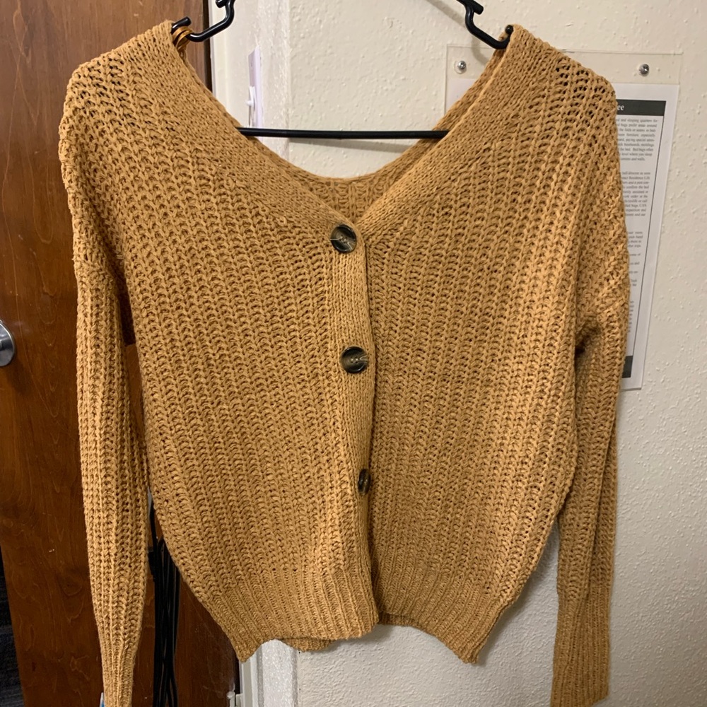Yellow Cardigan